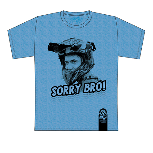 T-shirt Mario Román Sorry Bro (Blue)