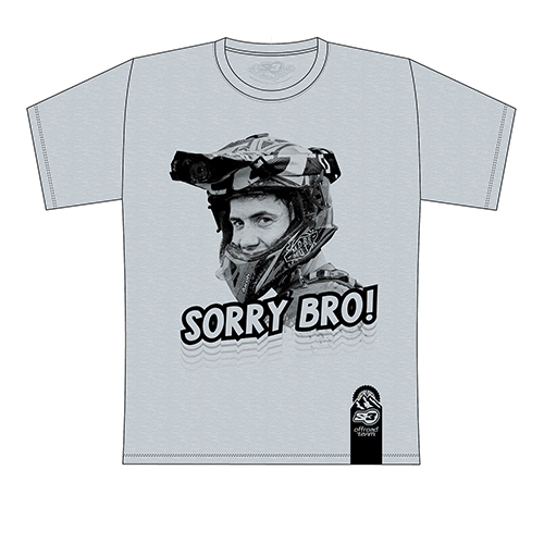 T-shirt Mario Román Sorry Bro (Silver Grey)