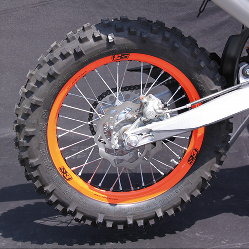 FULL Wheels Stickers Kit for Trial / Enduro (Black)