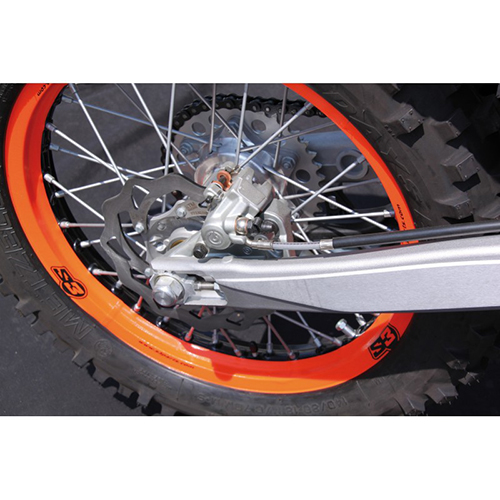 FULL Wheels Stickers Kit for Trial / Enduro (Black)