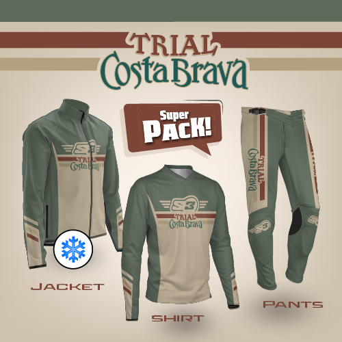 OFERTA !! CAMISETA+PANTALÓN+CHAQUETA TRIAL KIT 6940